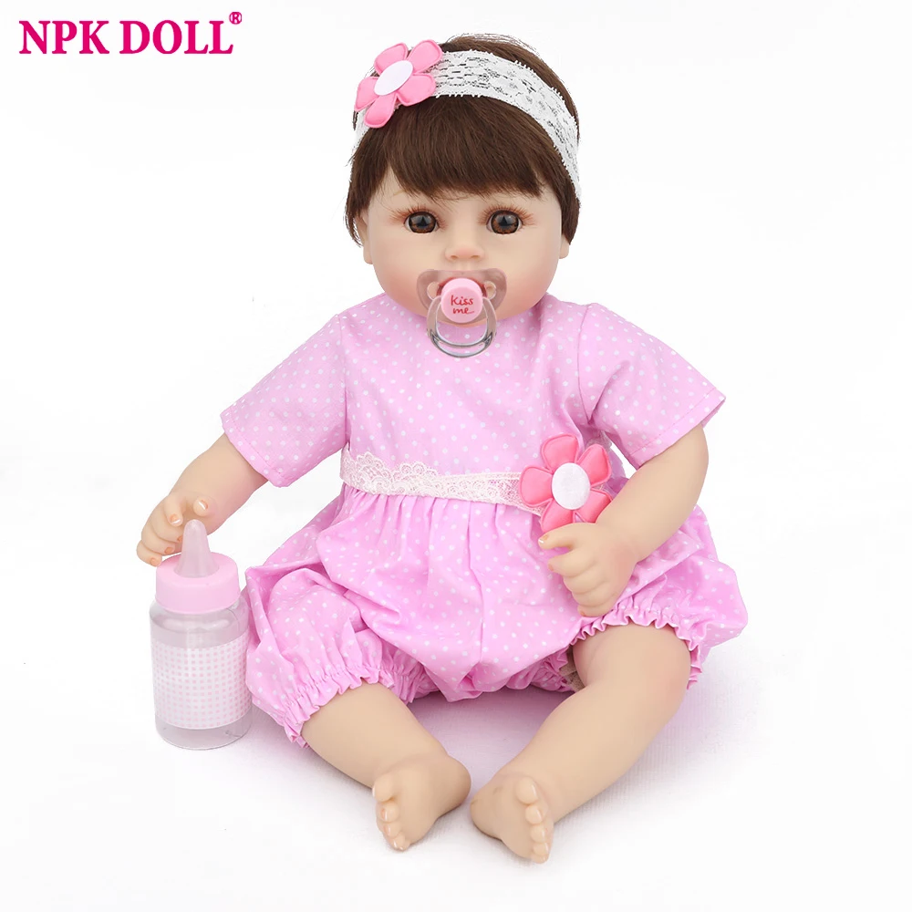 Кукла NPK новейшая Reborn Детская кукла Playmate подарок сопровождение игрушки для сна