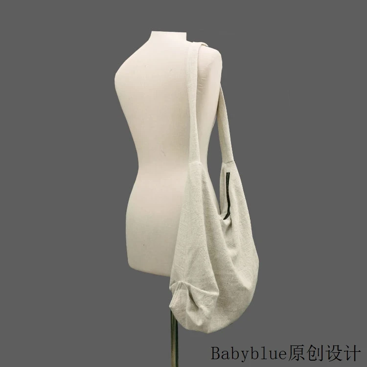 2019 женские хлопковые тканевые сумки повседневные льняные на плечо Женская