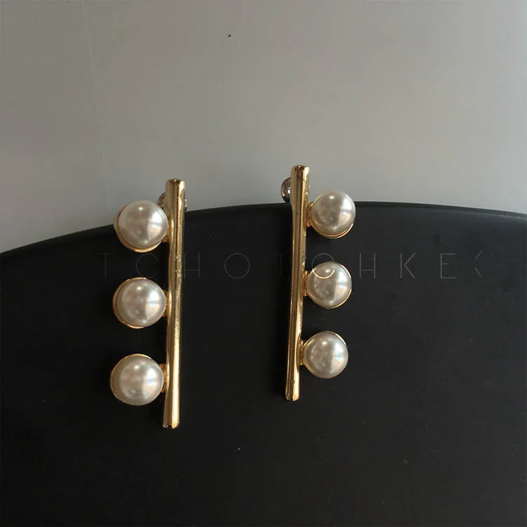 Серьги пусеты с искусственным жемчугом 4549|earring trendy|pearl stud earringsstud earrings |