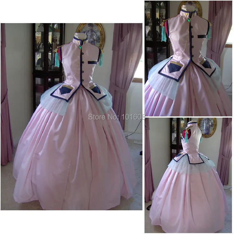 Викторианский готический корсет/Гражданская война Южная Белль бальное платье