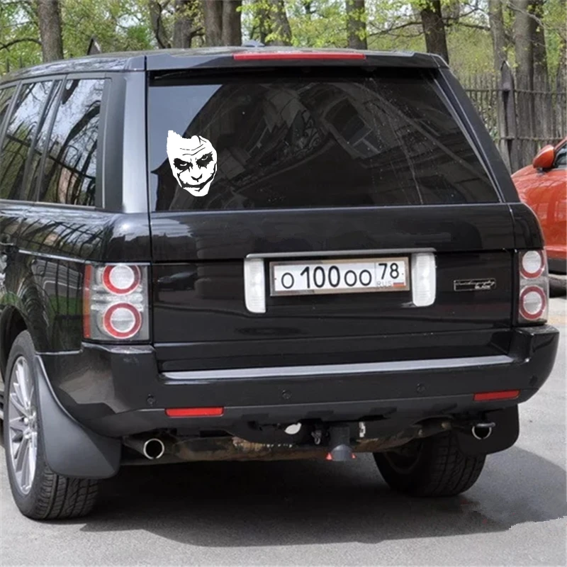 CS-854#15*19.7см Клоунский лицо смешной автомобильный наклейка виниловая наклейка для украшения автомобиля.