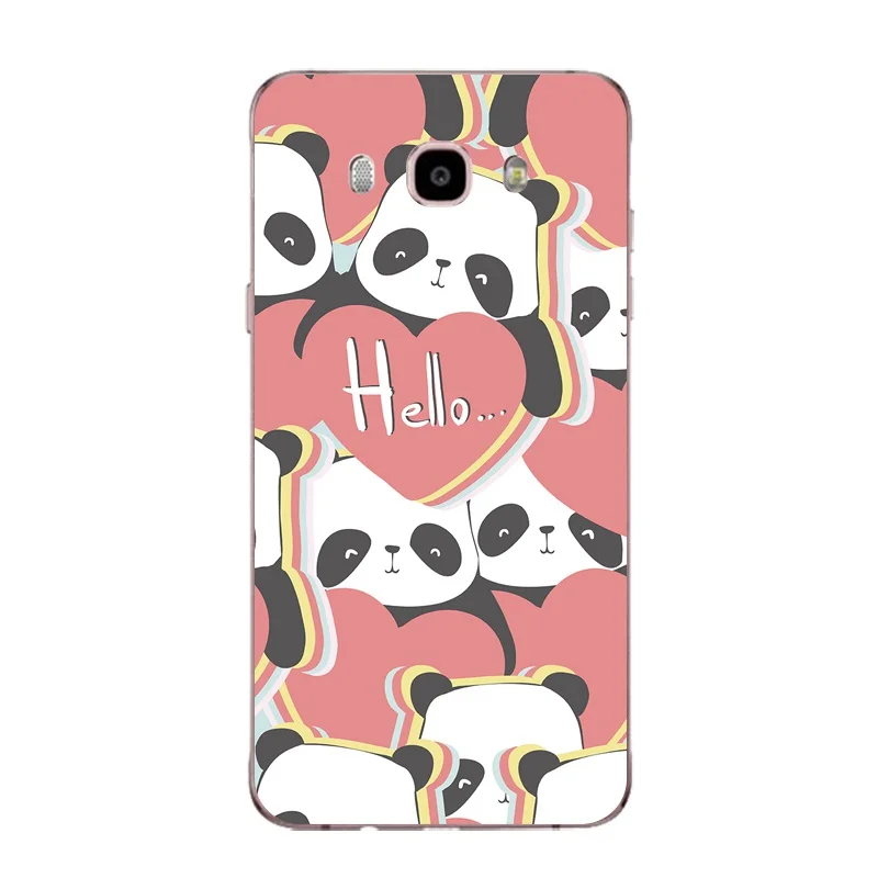 Soft Clear TPU Phone Case For Samsung J3 J5 J7 S6 S7 S8 note8 A3 A5 C7 J2prime Hellokitty Panda Pooh Bear Cover Free Shipping | Мобильные
