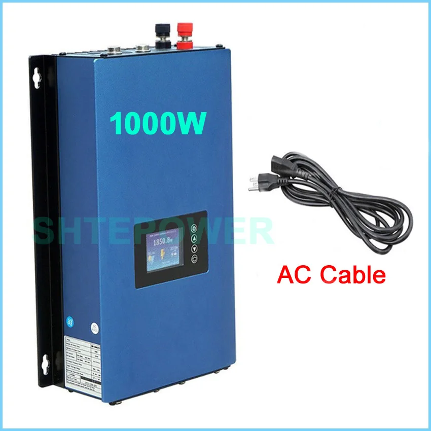 

DC to AC inverter 1000W 1KW DC 22-65V 45-90V options to 100V 110V 220V 230V work Solar Grie Tie system power inverter
