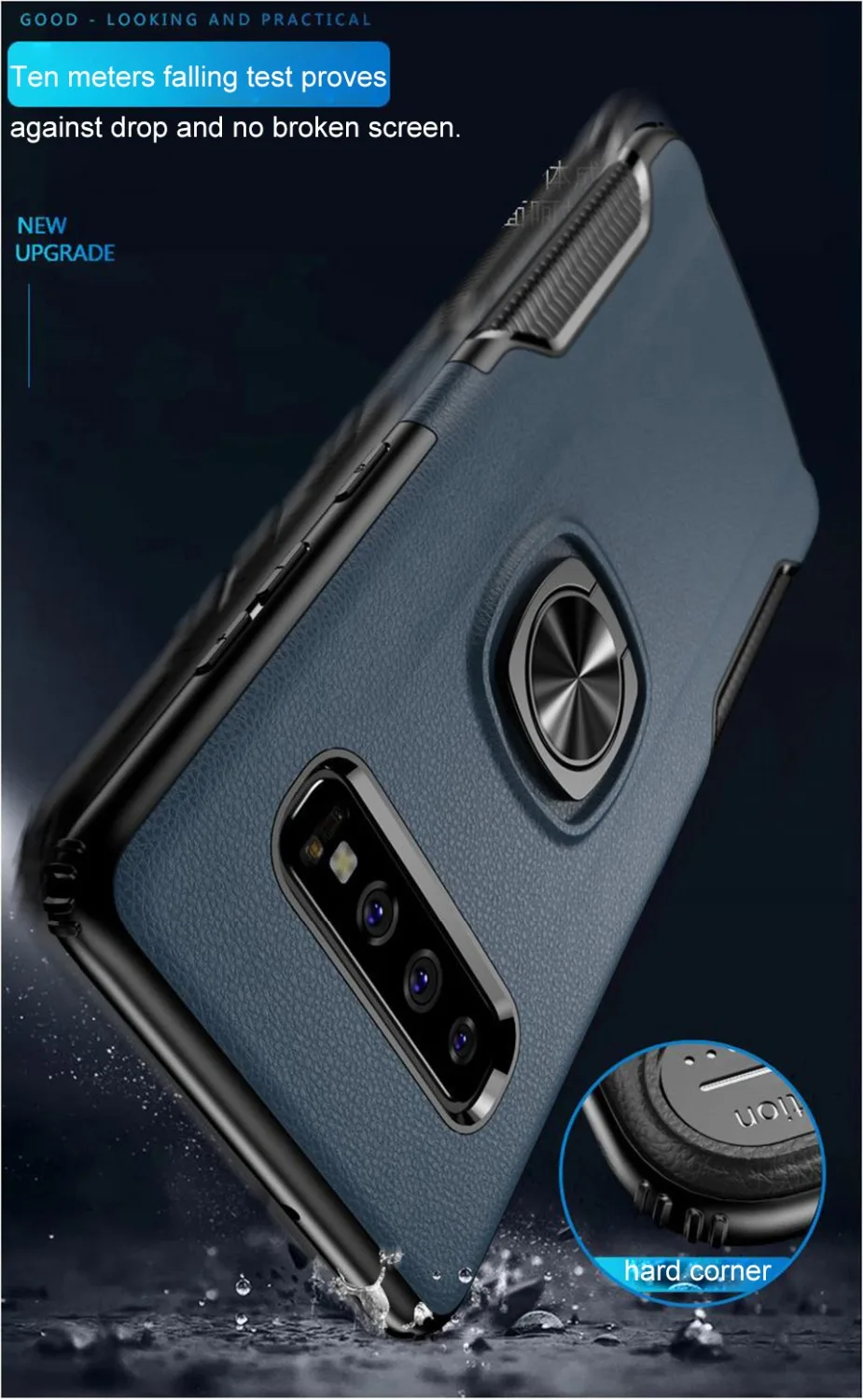 Подставка держатель телефона чехол для samsung Galaxy S10 M10 M20 J4 2018 PC & TPU бизнес