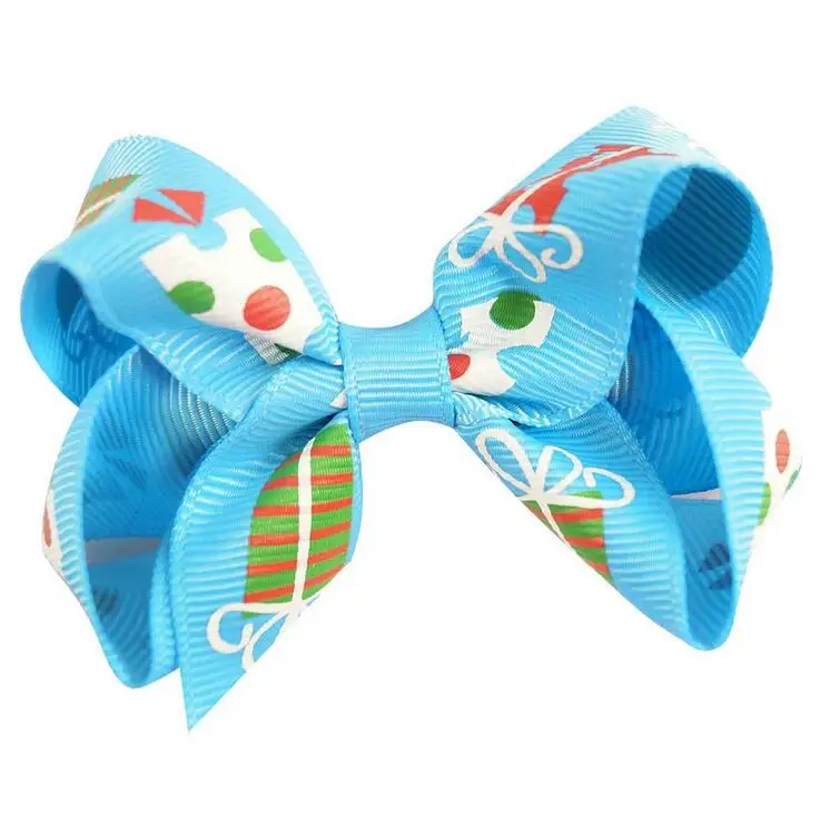 Free Shipping 25pcs/lot 3&quot HOLIDAY Boutique Hair Bow | Аксессуары для одежды