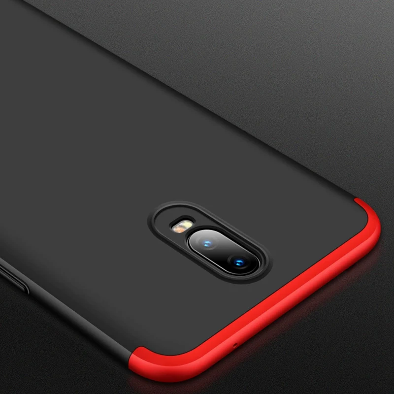 Luxury 3 In 1 Matte Hard PC 360 Shockproof Back Cover Case for One Plus 6T Ultra Thin 6 Coque Capa |