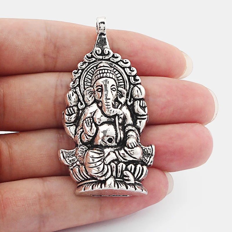 3 шт. слон Ганеш талисманы Будда подвесные бусины подходят для создания ювелирных