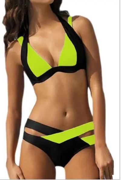 Европа и США Купальники Смешанные цвета женские женственные сексуальное бикини