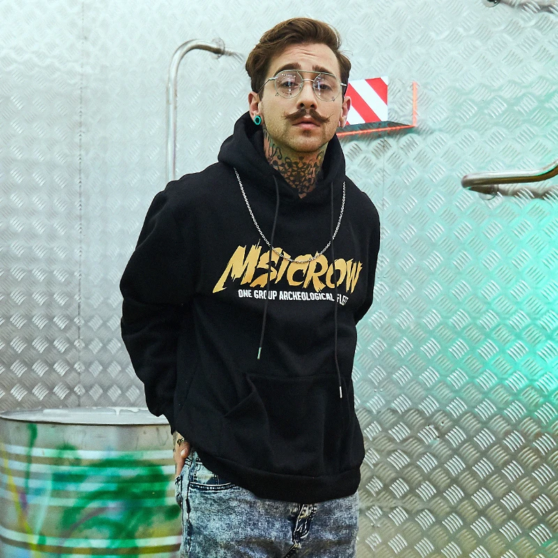 Neverfunction Новый Для мужчин осень-зима ситец Толстый Пуловер С Капюшоном Свободные