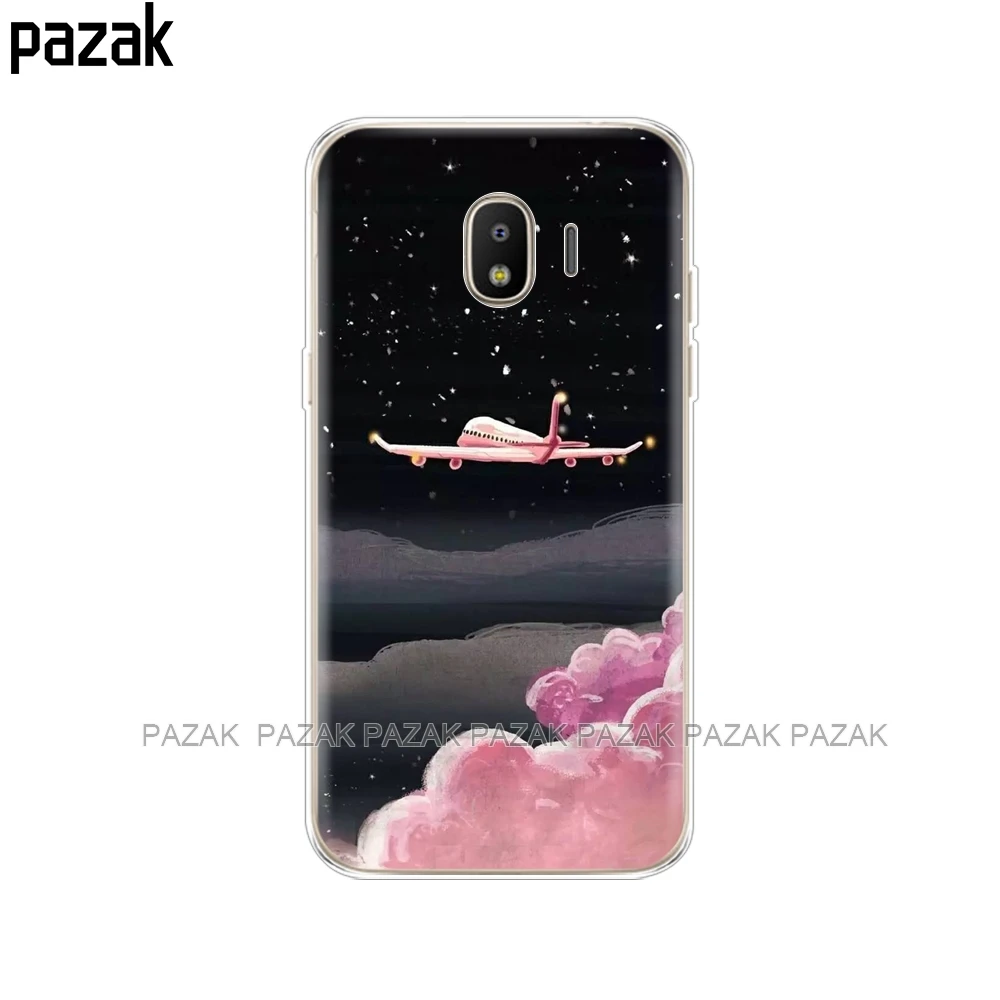 Силиконовый чехол для samsung Galaxy J4 чехол s Мягкий ТПУ задняя крышка Galaxy J4 EU J400F J400 телефон для samsung J4 чехол - Цвет: 34368