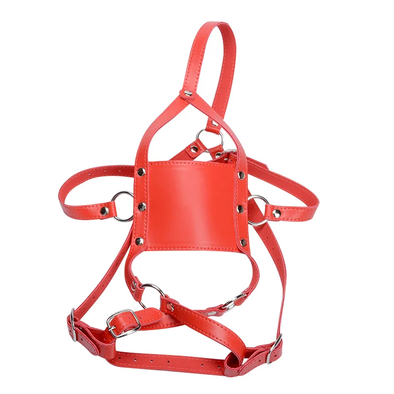 Силиконовые фиксаторы для бандажа с открытым ртом Фетиш маска фиксации рта