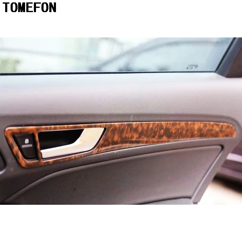 TOMEFON для Audi Q5 2013 2016 ABS Пластик специальные коричневый Краски крышка внутренней