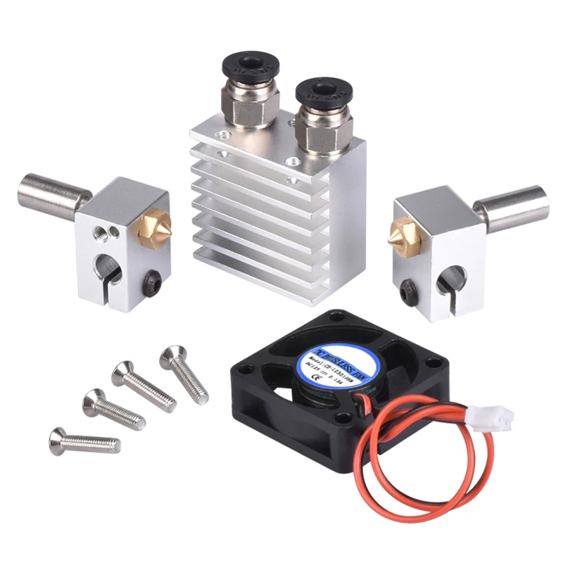 3D Chimera Hotend набор двухцветный 2 в Out экструдер мульти-экструдер все металлические V6