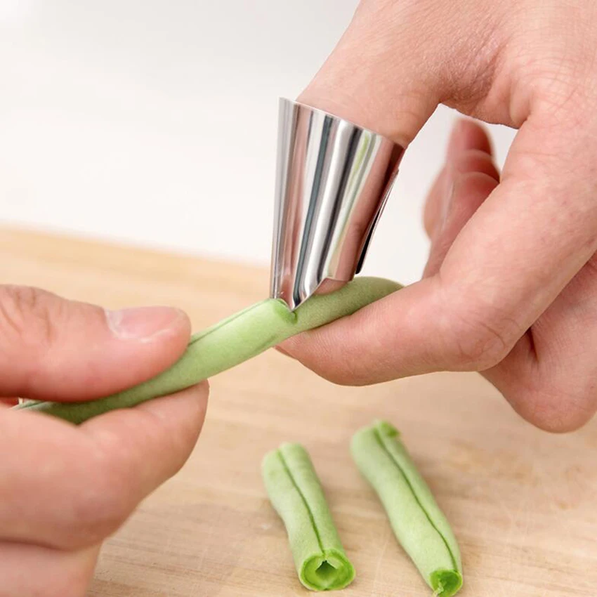 1pc Adjustable Stainless Steel Finger Hand Guard Protector Knife Slice Chop Safe Cooking Tools | Дом и сад