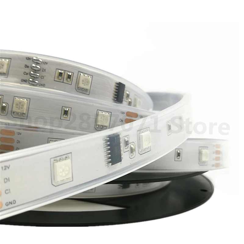 5 м RGB Мечта Волшебная Светодиодная лента DC12V 6803 IC IP67 водонепроницаемая