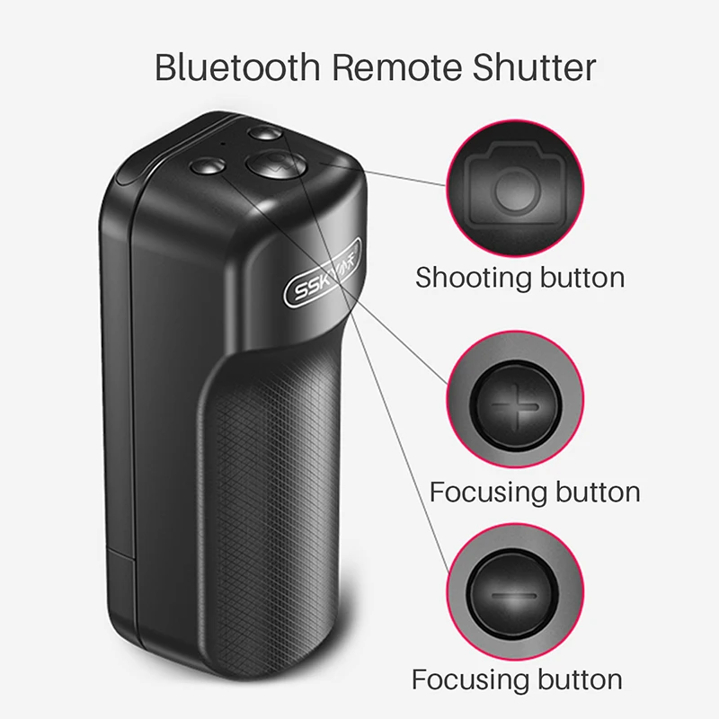Антивибрационная рукоятка с Bluetooth спуском затвора 1/4 &quotрезьбовой штатив