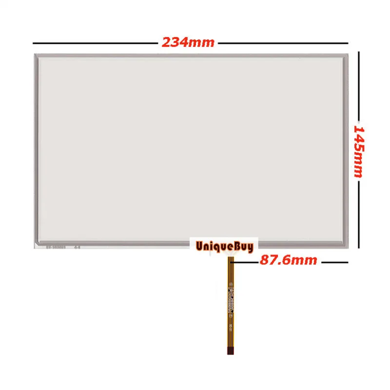 

For 10.2inch 4-wire Wide cable234*145MM at102tn03 v9 16:10 Digitizer Resistive Touch Screen Panel Resistance Sensor