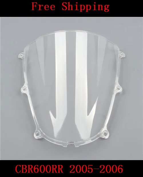Для мотоцикла Honda CBR600RR 2005-2006 CBR600 CBR 600RR 600 белое ветровое стекло с двойными