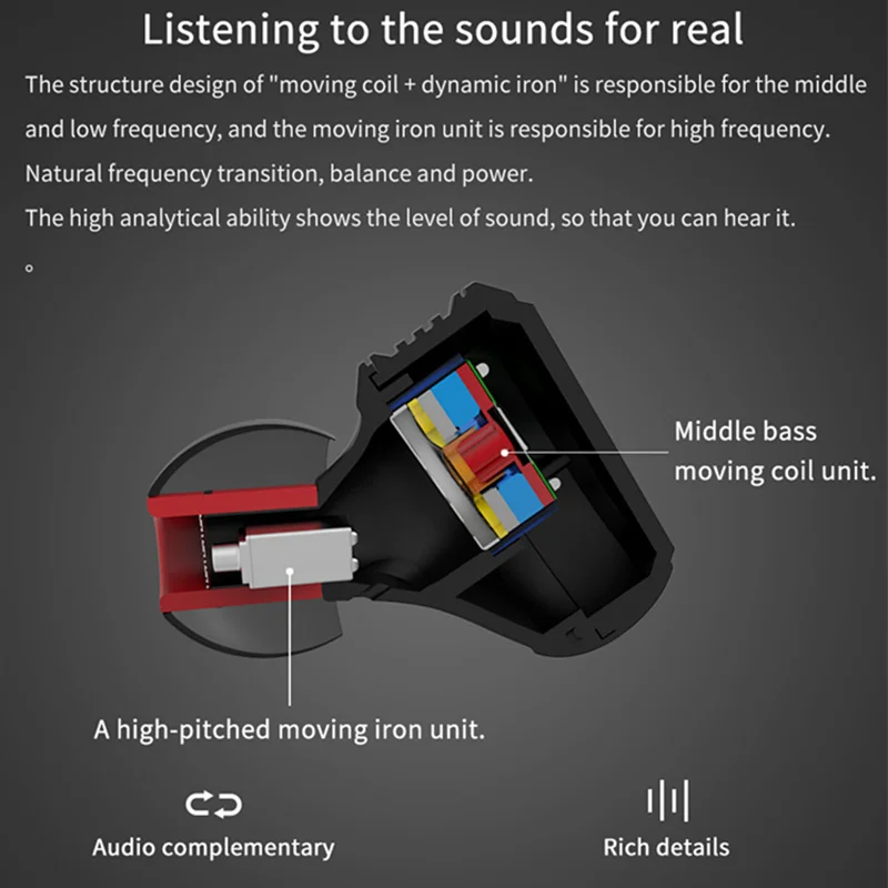TRN V20 DD + BA гибридные наушники HIFI DJ монитор auriculares игровая гарнитура с 2PIN съемным