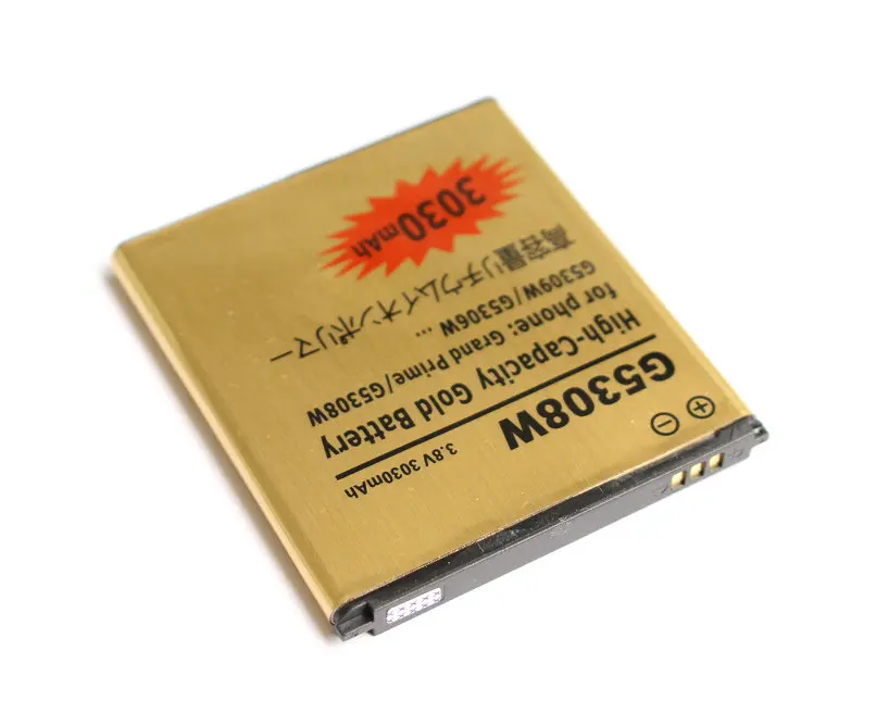 1x3030 mAh Золотой аккумулятор + зарядное устройство для Samsung Galaxy Grand Prime G530F G531F G530H G5308W