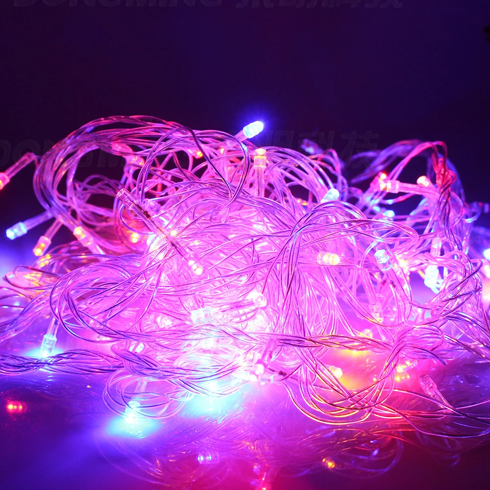 Специальная яркая светодиодная гирлянда с теплым белым/RGB 10 м 50 светодиодов |