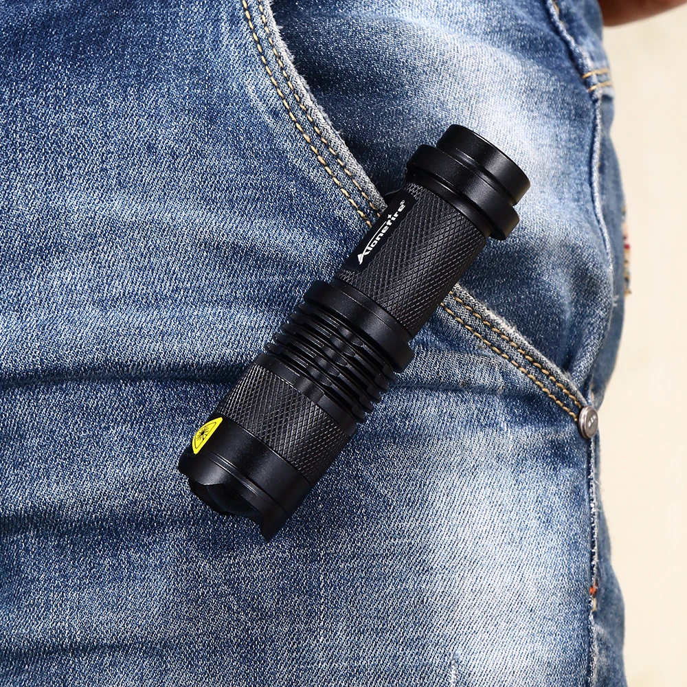 AloneFire SK68 CREE xpe q5 светодиодный тактический фонарь с зумом для путешествий ночник
