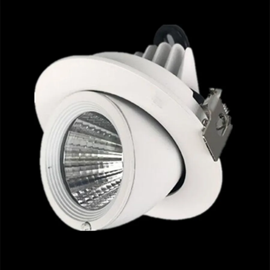 Вращающийся светодиодный даунлайт с регулируемой яркостью 15 Вт 20 заменяемые