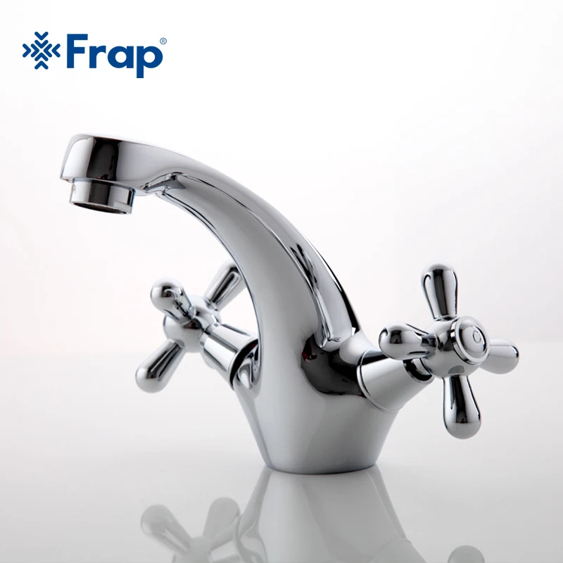 Классический серебристый смеситель FRAP для ванной комнаты раковины туалета с