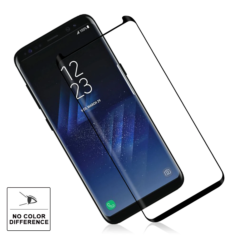 Vothoon закаленное стекло для Samsung Galaxy S8 S9 Plus Note 8 9 3D полное изогнутое защитное (не