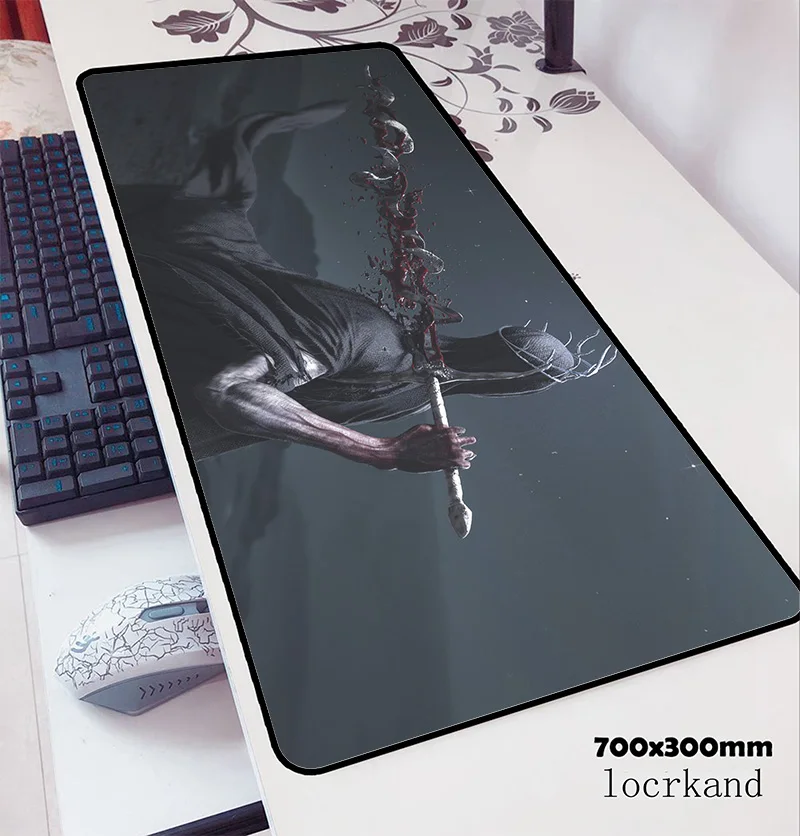 Коврик для мыши dark souls 700x300x3 мм 3d компьютерный коврик геймпад модный игровой