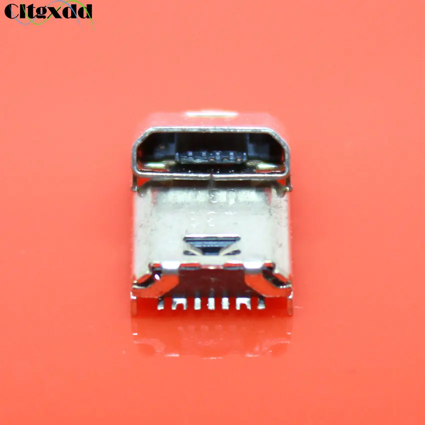 Гнездовой разъем Micro Mini USB 100 шт. 7-контактный Женский Разъем для зарядки Samsung Galaxy Core