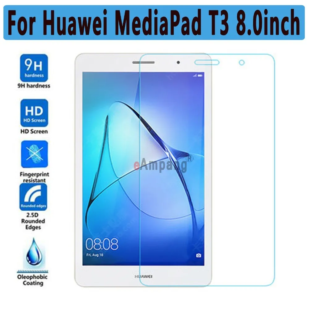 Закаленное Стекло для huawei Mediapad T3 8 0 KOB L09 W09 Экран Защитная пленка защита экрана
