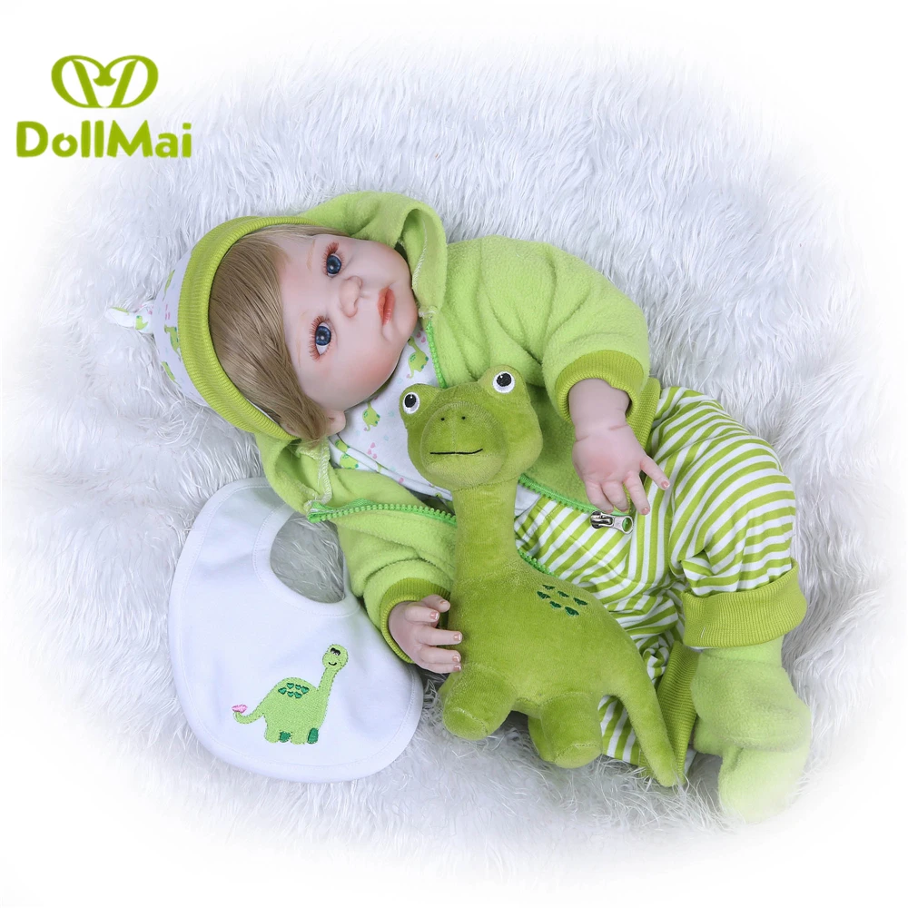 23 &quot57 см силиконовые куклы reborn Baby boy реалистичные bebe для новорожденных принцессы