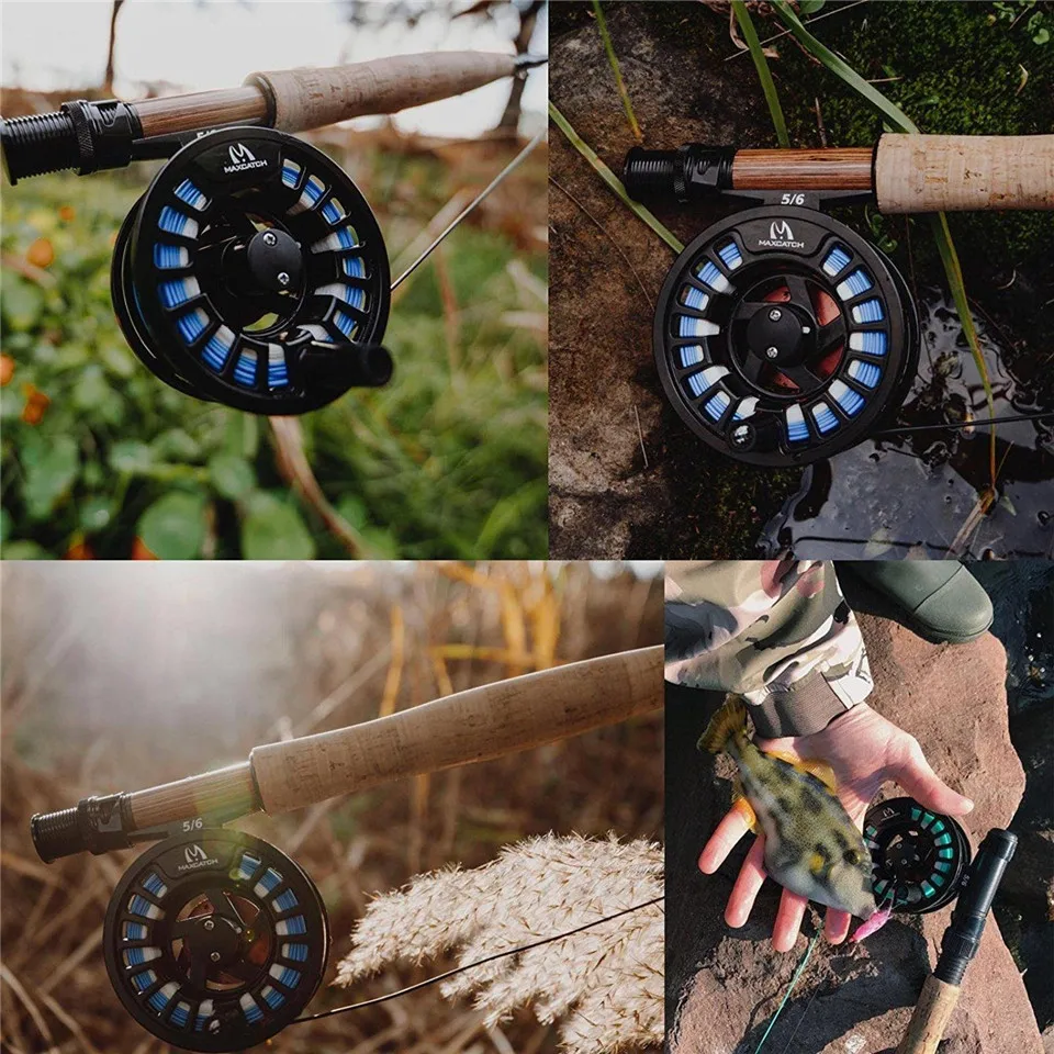 Алюминиевая катушка для ловли нахлыстом Maximumcatch Tino 3-8wt с правой или левой ручкой