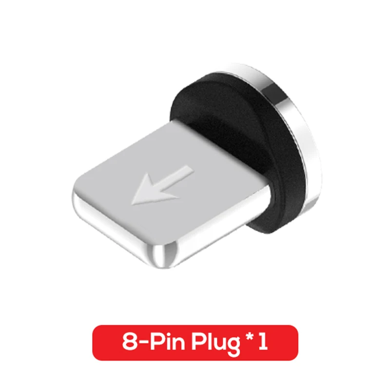 Only Plug for Apple 1 м 2 м Магнитный Micro usb type C разъем зарядный кабель шнур для iPhone XS Max 8 Plus для samsung Galaxy S10 E для OnePlus 7 Pro - Тип штекера: Only Plug for Apple
