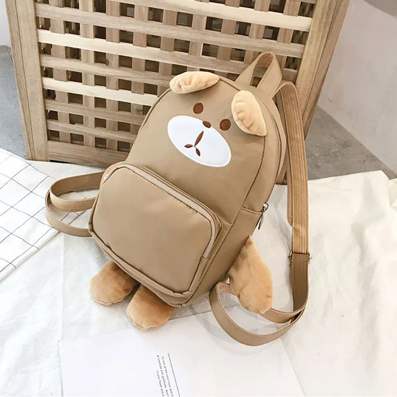 Women Backpack Wear-resistant Cute Bear Shape Oxford Cloth Bag for Travel Shopping KA-BEST | Багаж и сумки