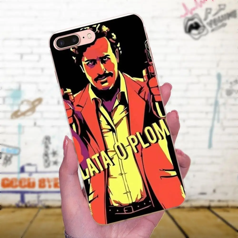 Привести Narcos Pablo Escobar верхний для Huawei Mate 7 8 9 10 20 P8 P9 P10 P20 P30 Lite Plus Pro 2017 мягкий