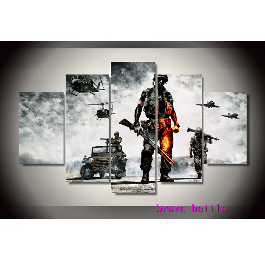 

Вьетнамская живопись на холсте с изображением плохой компании и поля боя, домашний декор, Современная роспись, живопись маслом