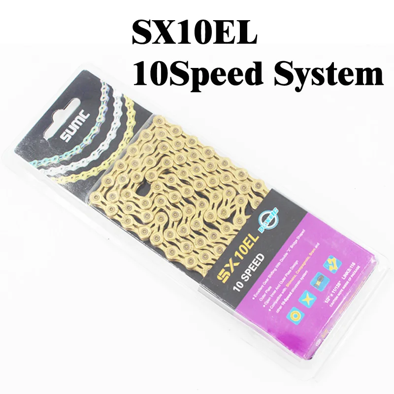 Цепь велосипедная 8s 9sEL 10SL 11SL X10SL X10EL 12SL 8/9/10/11/12 speed дорожная горная цепь 116 звеньевая