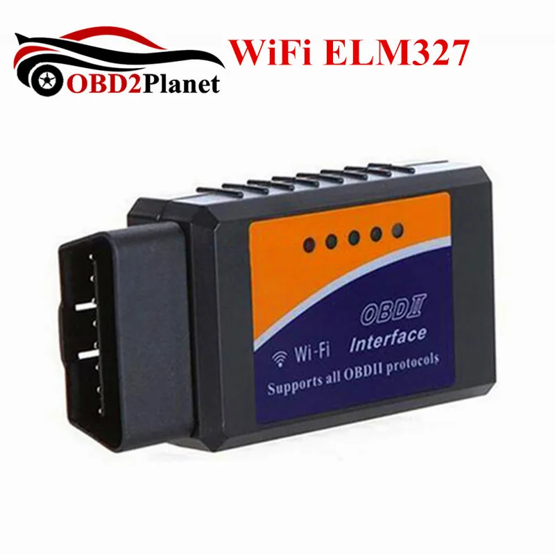 Wifi ELM327 OBD2 сканер беспроводной Автомобильный сканер адаптер ELM 327 wifi OBDII Автомобильный диагностический инструмент Быстрая - Цвет: WiFi OBD2