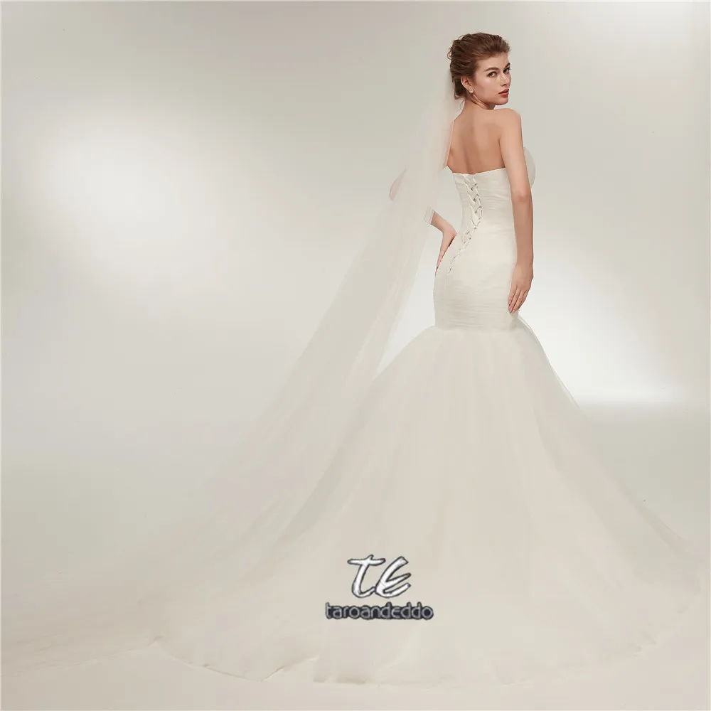 Женское свадебное платье с юбкой годе белое/цвета слоновой кости|wedding dress lace|mermaid