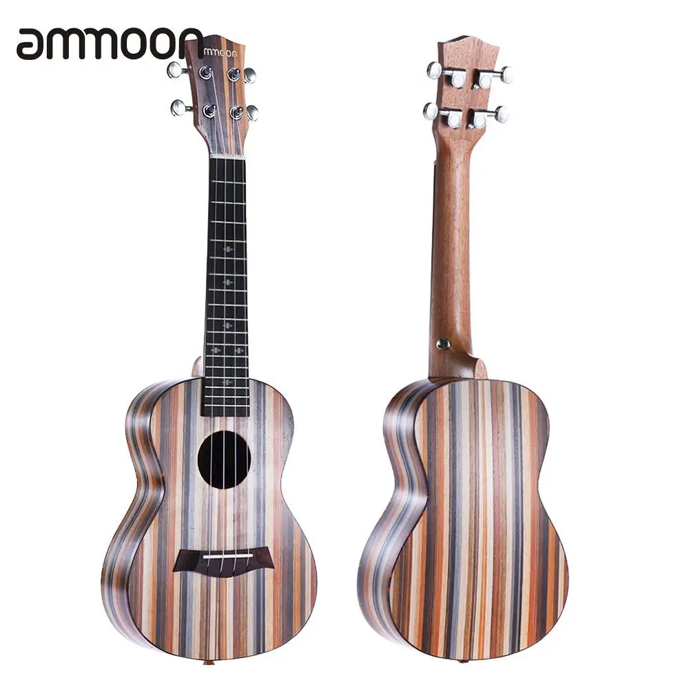 Хорошее качество ammoon 24 &quotакустическая деревянная миниатюрная гитара укулеле