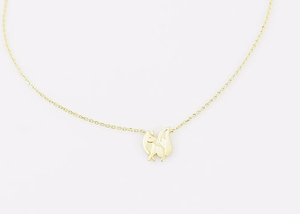 Ожерелье Jinleansu с подвеской в виде лисы для женщин и девушек ювелирное изделие