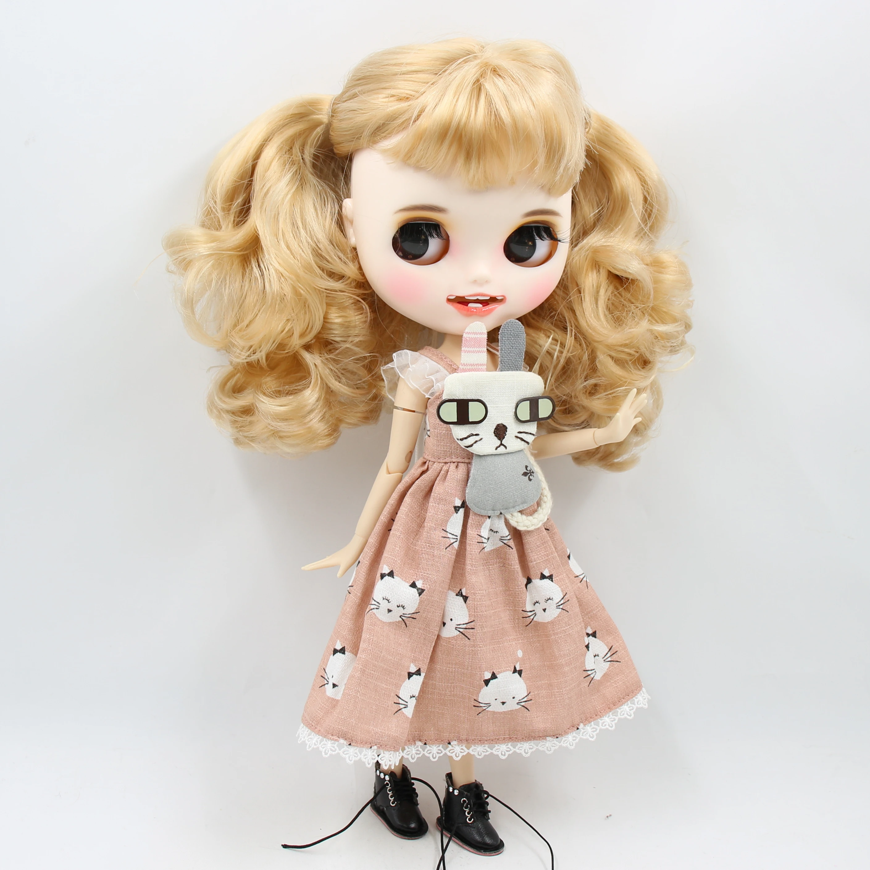 ICY factory шарнирная кукла blyth toy индивидуальные лица 30 см пользовательские куклы белая кожа сустава тела матовое лицо с зубами брови
