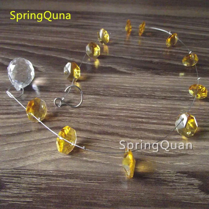 SpringQuan 5 шт. высококачественные Восьмиугольные украшения-бисер цветной