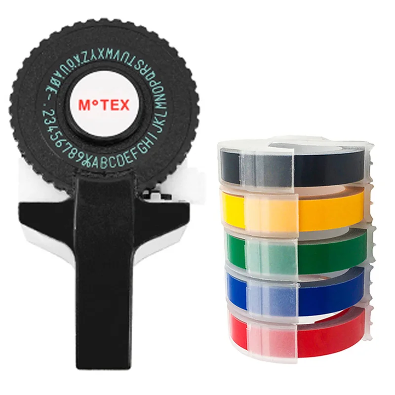 Черный Motex E101 ручной изготовитель этикеток DIY Ручная декоративная лента ручная