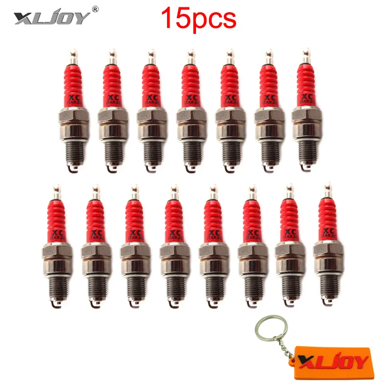 Свеча зажигания XLJOY 15x A7TC для 50 70cc 90cc 110cc 125cc 140cc 150cc 160cc питбайка квадроцикла мопеда