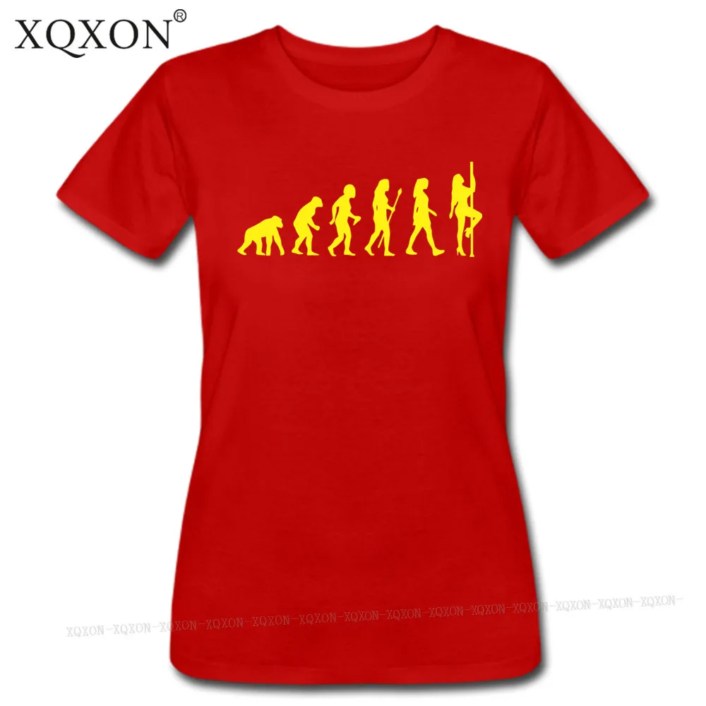 Red XQXON летняя новая Хлопковая женская футболка с коротким рукавом женская футболка для танцев на шесте W124 - Цвет: Red