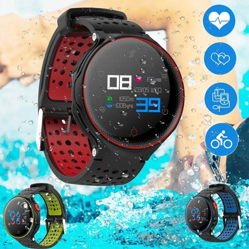 Водонепроницаемый Bluetooth вызов напоминание о частоте пульса монитор цветной