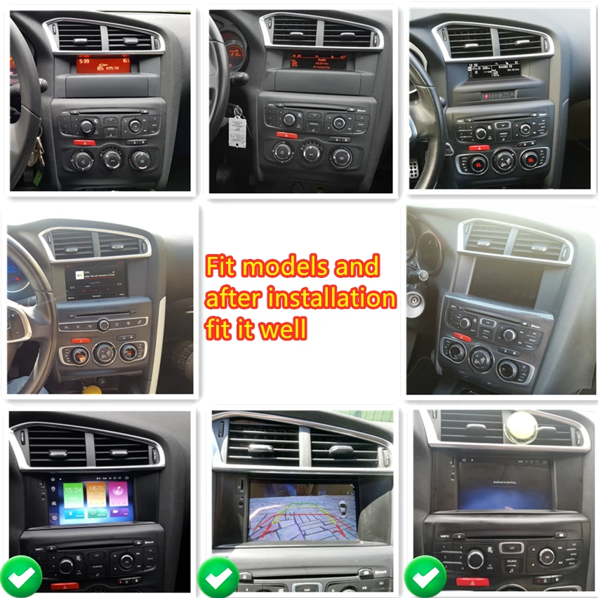 Android 9,1 стерео для Citroen C4 C4L DS4 2013 dvd-плеер Авто Радио Видео FM gps навигация 2 Din мультимедиа